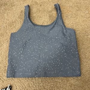 Beyond Yoga crop top Alloy Sparkle Gray